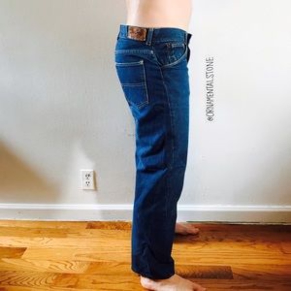 VINTAGE MENS CIRCLE RANCH SEARS BLUE JEANS 0029 - Picture 2 of 8